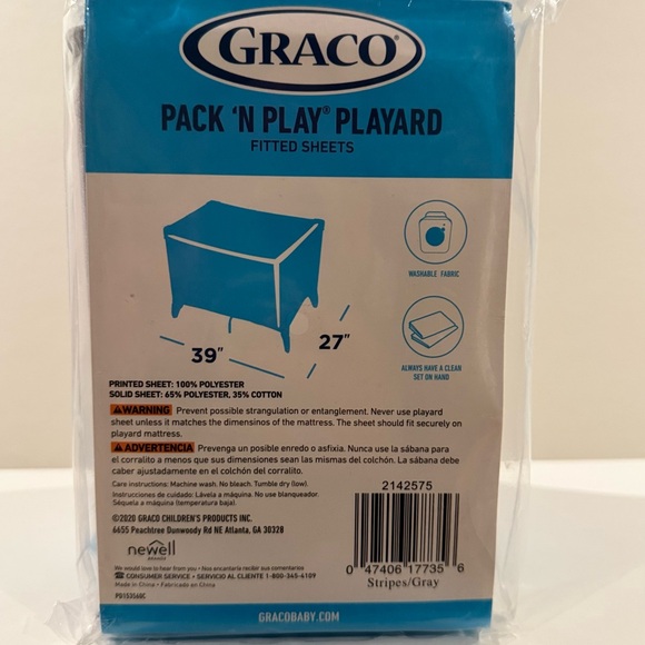 PACK Huggies Little Swimmers Disposable Size 5-6 & Graco Pack 'N Play Sheets. - Picture 3 of 4